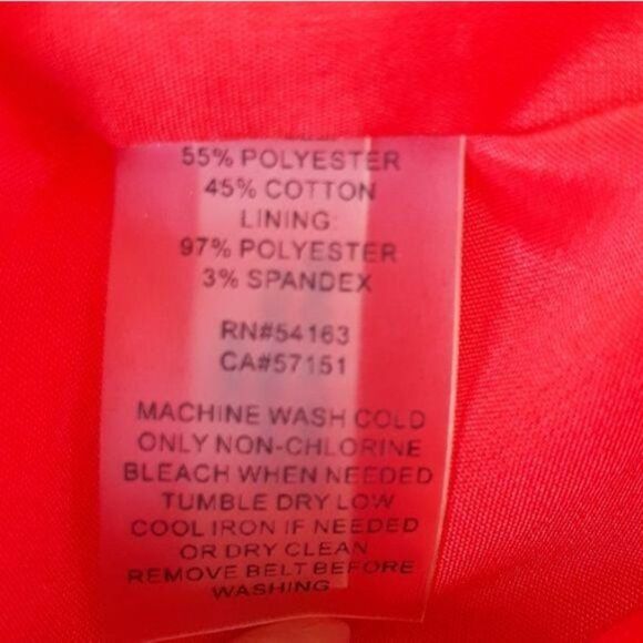 Ellen Tracy Sheath Dress V-neck Keyhole Cutouts Animal Textured Pockets Orange - Picture 11 of 12